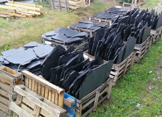 Šlapáky břidlice černá TOP-BP-Malé