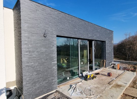 Obklad břidlice pásky 5,8,10 cm Black Slate TOP-VS
