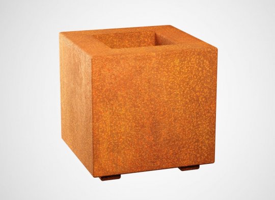 Květináč Corten Cube