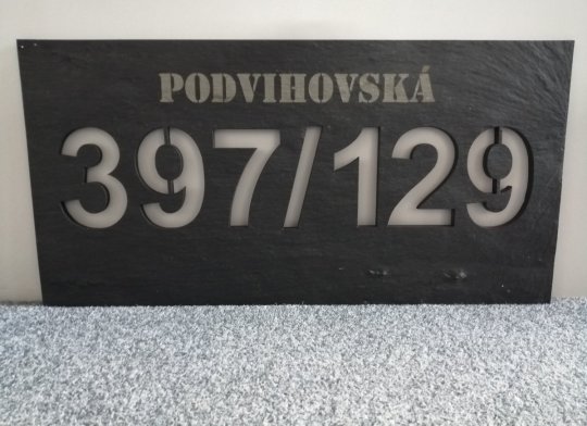 NEGATIV-ČÍSLO POPISNÉ, LOGO, ORNAMENT, INTARZIE